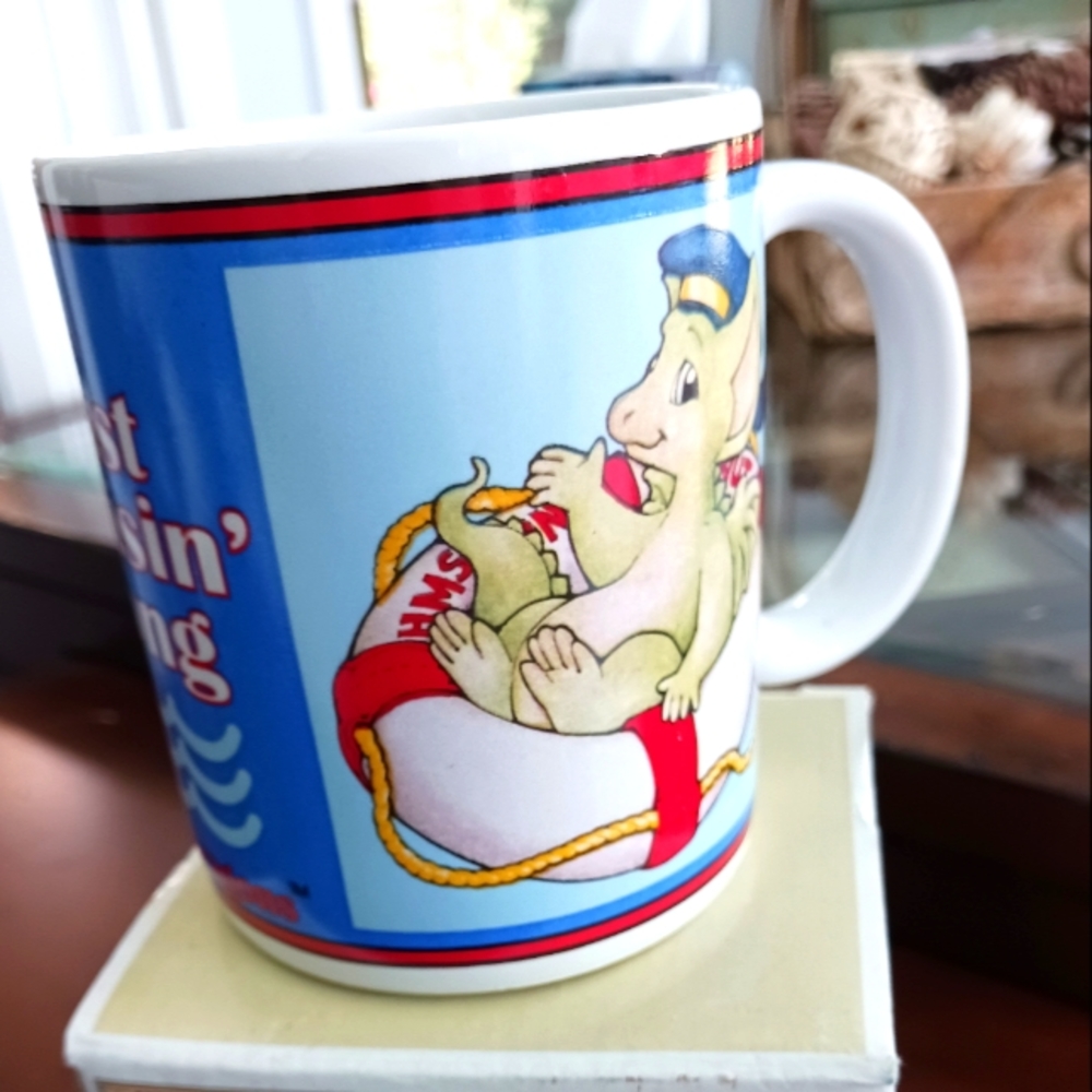 Whimsical World of Pocket Dragons, Mug, "Just Crusin Along"